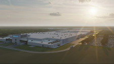 Pictured: An artist's impression of the new Ultium Cells battery manufacturing plant. Image: GM